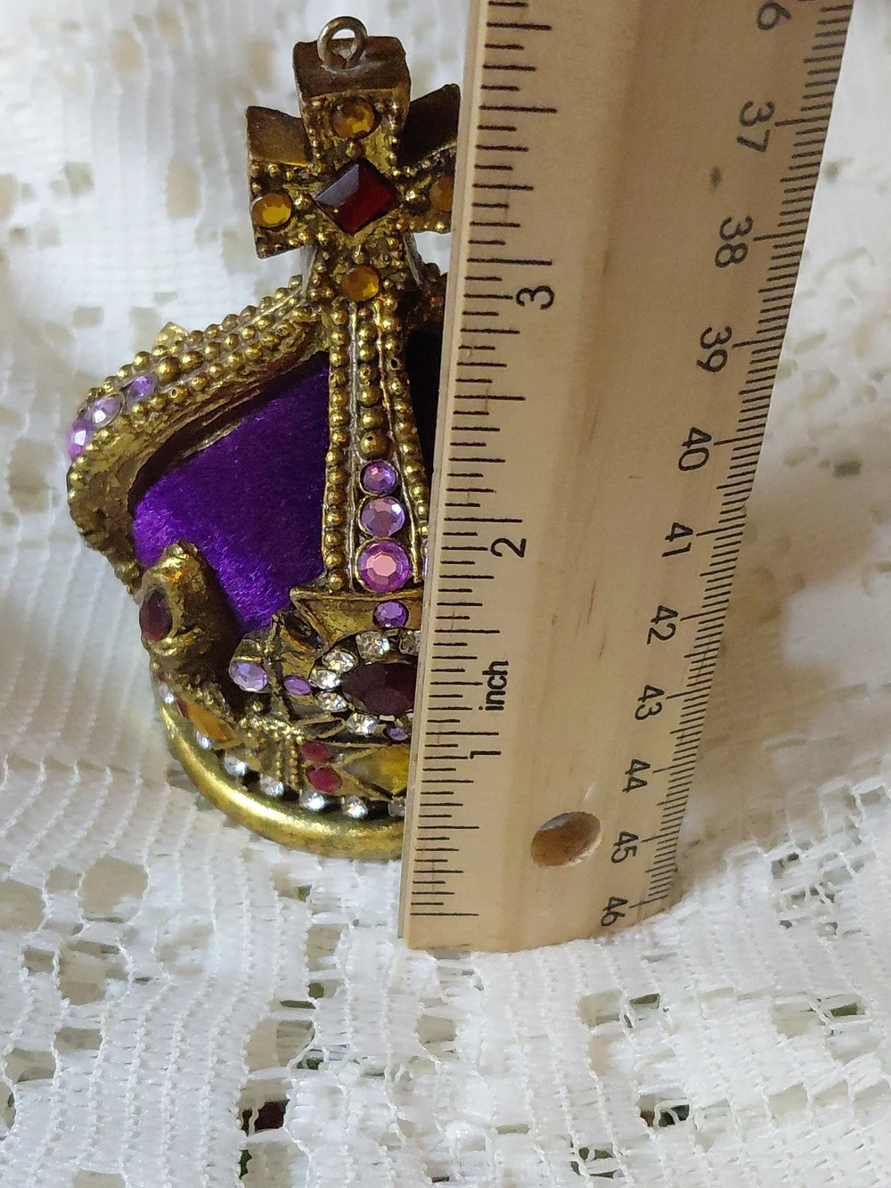 Vintage British Royal Crown from London St.Edward's Christmas Ornament Decor